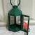 New 8” Pillar Candleholder Patio Lantern Outdoor Decor Green Metal 1 thumbnail