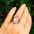 Natural Rose Quartz 20ct, Ruby, Medieval Ring, one of a kind, for love 6 thumbnail