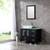 Black Framed Entry Way Wall Table Decor Mirror 5 thumbnail