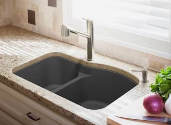 New 33" Franke Granite Composite Dual Mount Kitchen Sink 1