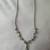 REDUCED Vintage Silver Tone Rhinestone Necklace 1 thumbnail
