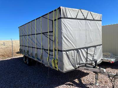 Aluma Custom Enclosed Toy Hauler and Camping Trailer 1