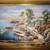 XL Oil on Canvas Painting Seaside scene 1 thumbnail