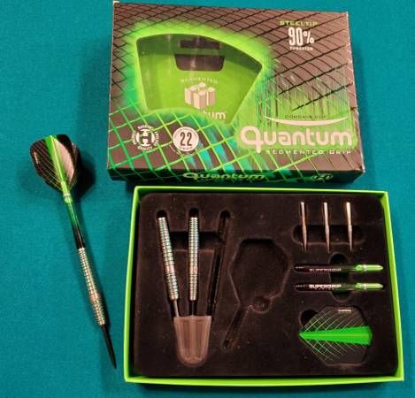 Harrows Quantum Concave Cut Steel Tip Darts 22g 1