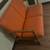 Mid-Century Modern Orange Loveseat 44x35 4 thumbnail