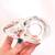 Group of Three Vintage Glass Rabbit Shaped Candle Holders 7 thumbnail