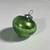 (16pc) Large Green Glass Tree Ornaments 6 thumbnail