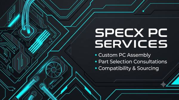 Custom PC Building, Part Sourcing & Assembly Services – SpecX PC 🖥️⚡ 1