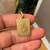 18K Italian yellow Gold Pendant with Virgin Mary 3 thumbnail