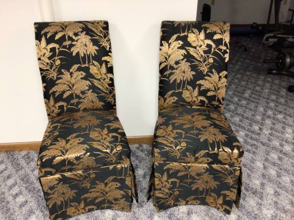 Fireside chairs, dining chairs 2 1