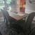 Dining room table with chairs and credenza 1 thumbnail