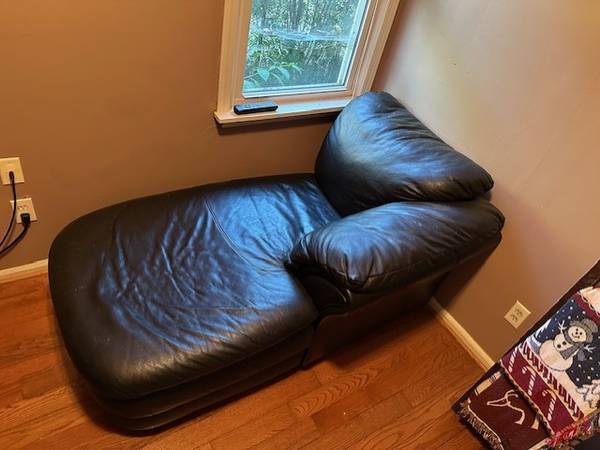 End Piece to a Leather Couch 1