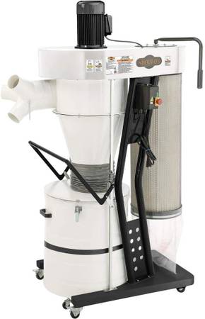 Dust Collector-Shop Fox W1869-3 Hp Portable Cyclone 1