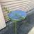 Vintage Hollywood Regency Scroll Iron Vanity Stool 4 thumbnail