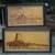 2 LARGE PYROGRAPHY WYOMING SCENES WESTERN MAN CAVE 1985 1 thumbnail