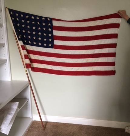 Excellent condition 48 star 1940s American Flag 1