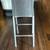 Silver Metal Chairs+Barstools with Black Faux Leather and Backrest 2 thumbnail