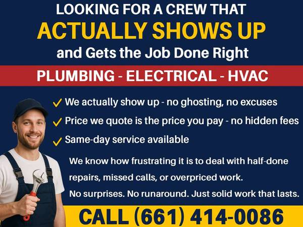 ✅Plumber • Electrician • AC Repair – Same Day Service✅ 1