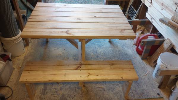 Picnic table - 4ft - 4 seater - Extra wide 1