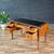 Mid-Century Modern Desk w/ Leather Top by Milling Road, c.1960’s 4 thumbnail