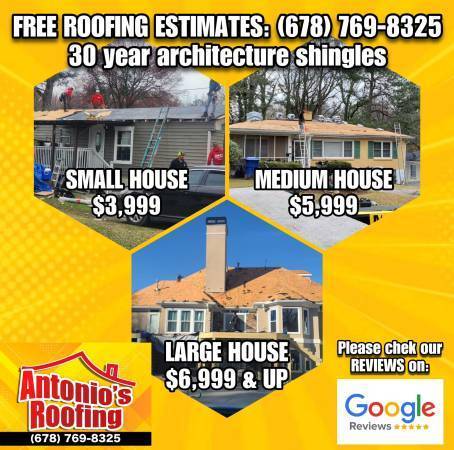 🏠🔨♦️♦️ANTONIOS ROOFING PROS♦️♦️ FREE ROOF QUOTES!!♦️ 1
