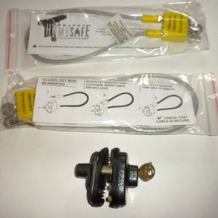 Gun Locks - 5 total as shown - keep your family / handguns safe! 1