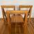 Set of 3 60s Vintage MCM Danish Style Folding Chairs by Aldo Jacober 12 thumbnail