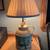 Rural winter hand painted scene on milk jug working LAMP 8 thumbnail