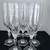 7 Hoya aurora crystal champagne flutes 6 thumbnail