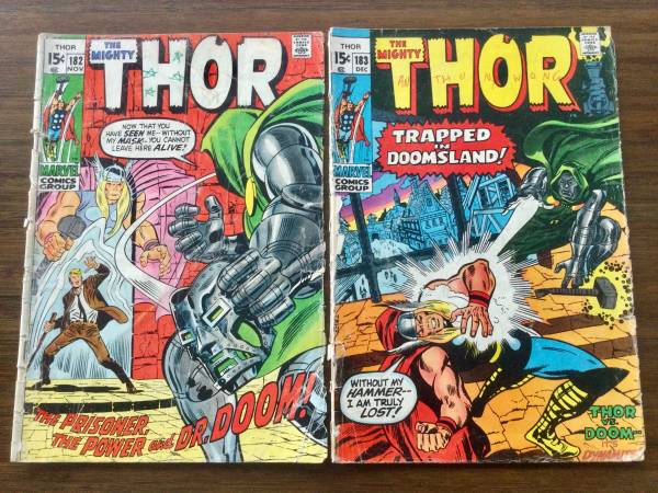 Marvel Comics Thor 182, 183 1