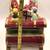 Christmas Cookie Jar Santa Sleigh Over the Housetops Hand Painted 8 thumbnail