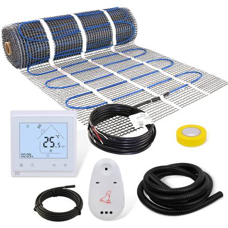 Bathroom Radiant Floor Heating System 1