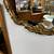 Vintage Large Oval Floral Gold Glitwood Framed Wall Mirror 5 thumbnail