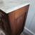 Antique early americana sideboard cabinet with marble top 10 thumbnail