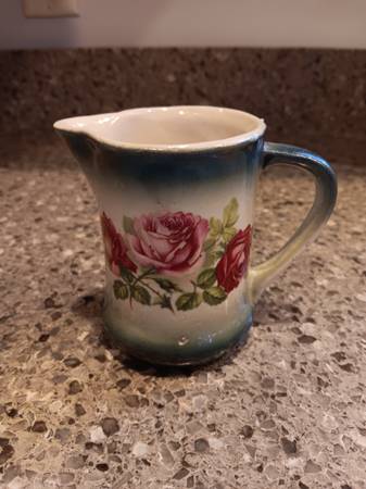 Glazed Roses Pitcher 1