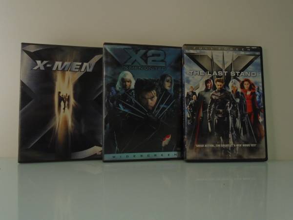 X-MEN the first 3 dvds - cds / dvds / vhs - by owner - electronics