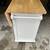 Kitchen island cart with drop leaf (on wheels) - Great condition- 4 thumbnail