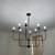 $320 or best offer - Lilly Eight Light Brushed Copper Chandelier 2 thumbnail