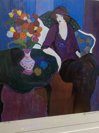 ITZCHAK TARKAY SERIGRAPH MEMORY IV 1995 24in X 25in 1