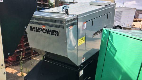 20 KW Portable winpower generator with diesel tank and trailer 1