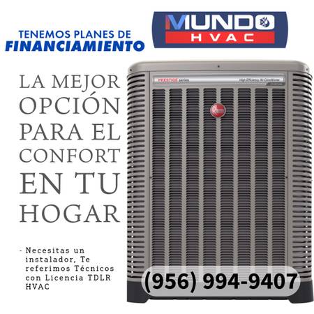 RHEEM AIR CONDITIONER, CENTRAL AIR, AIRE ACONDICIONADO, AIRE CENTRAL 1