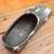 Birki's Black Rubber Clogs With Silver Skulls & Crossbones - L4 (35 25) 9 thumbnail