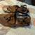 Brown leather sandals, 9.5 b 11 thumbnail