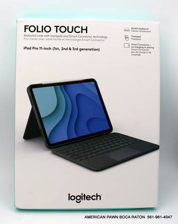 Logitech Folio Touch iPad Keyboard Case, iPad Pro 11-inch (1,2,3 Gen) 1