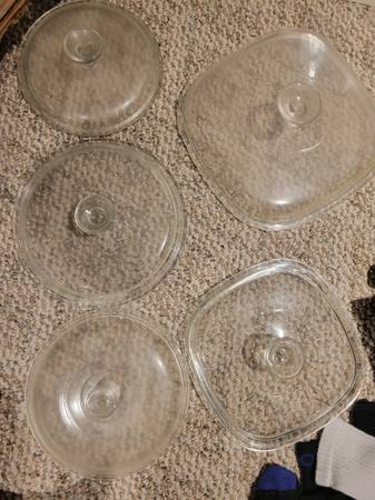 corningware Pyrex lids 1
