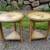Pair of Round End / Side Tables - hand painted 1 thumbnail