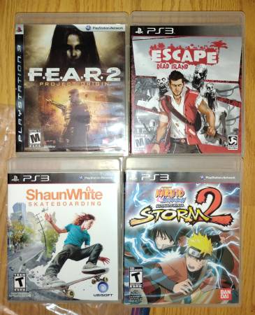 Misc PS3 PlayStation 3 Cases and Manuals in Acceptable Condition 1