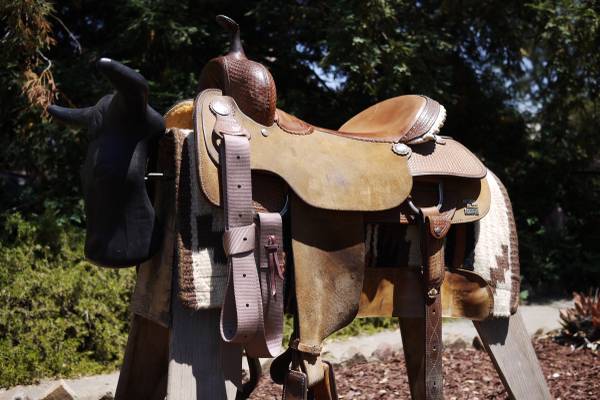 Allen Ranch cutting saddle 1