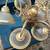 Garden table, light fixture, folding pew. 2 thumbnail
