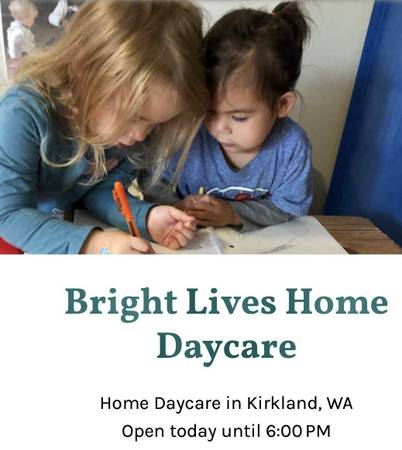Bright lives Home Daycare! (Kirkland)63869711880449120
